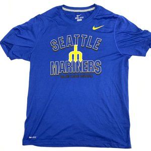 Nike Retro Style Seattle Mariners Tee Shirt L